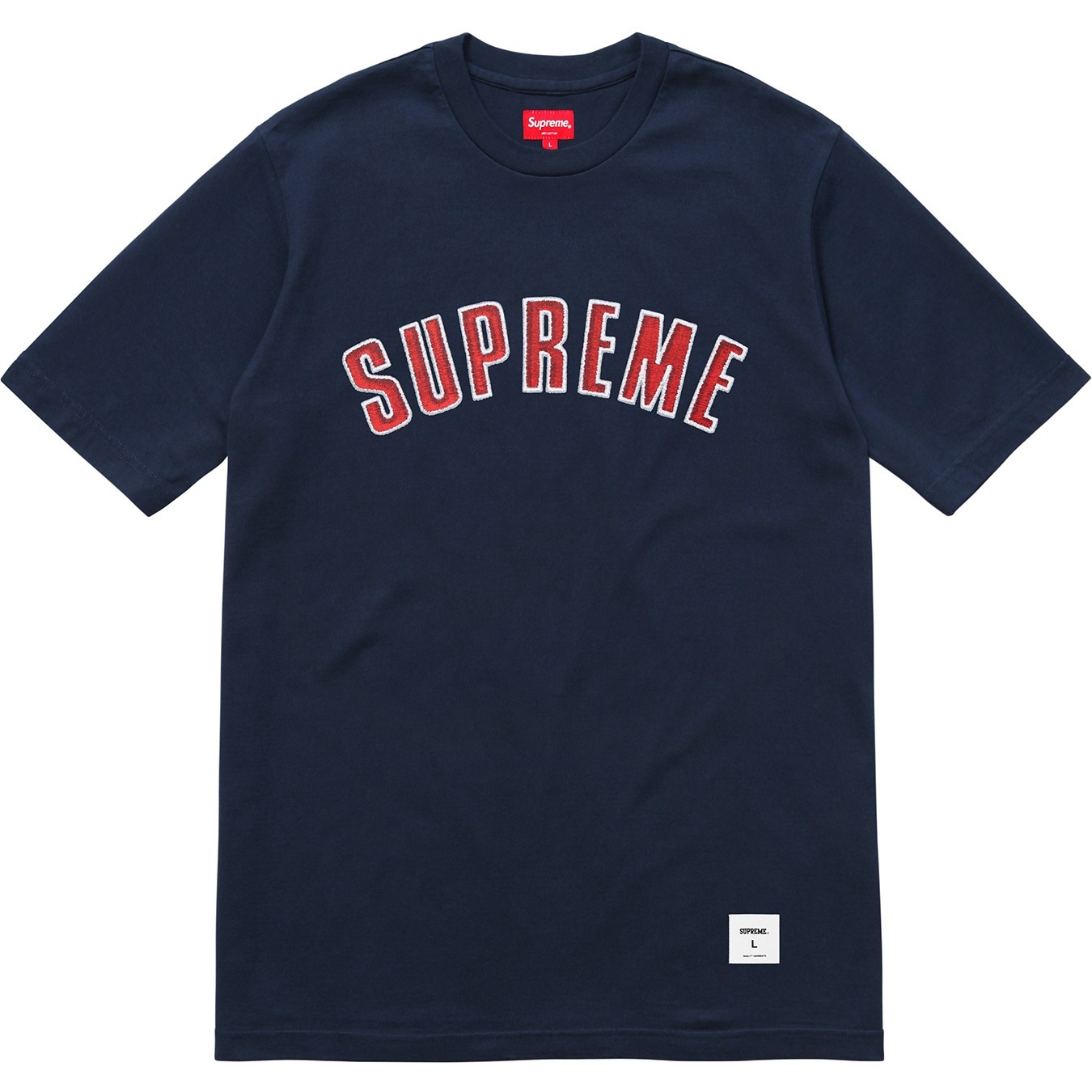 Supreme Printed Arc S S Top (FW18) - Navy - $78