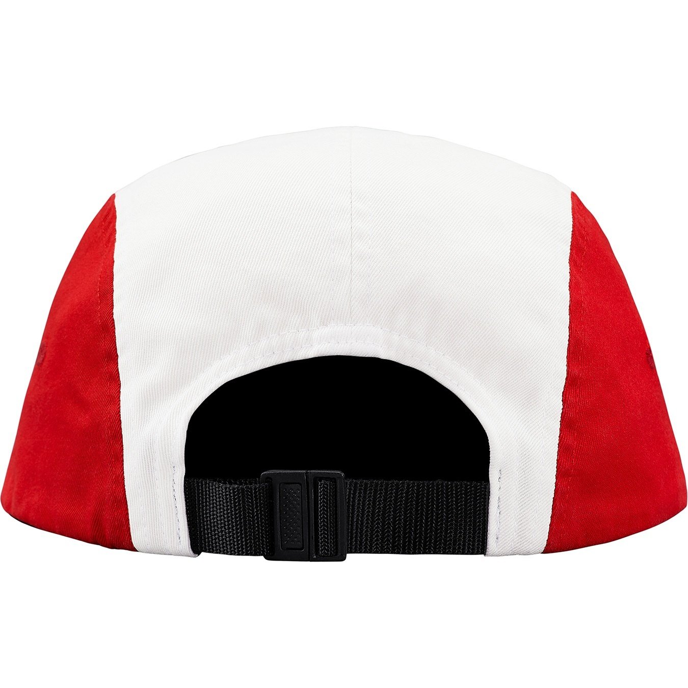 Supreme Contrast Panel Camp Cap (FW18) - Red - $44