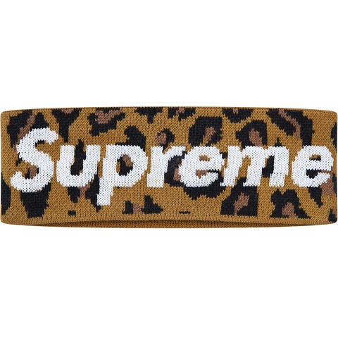 Supreme New Era® Big Logo Headband - Leopard
