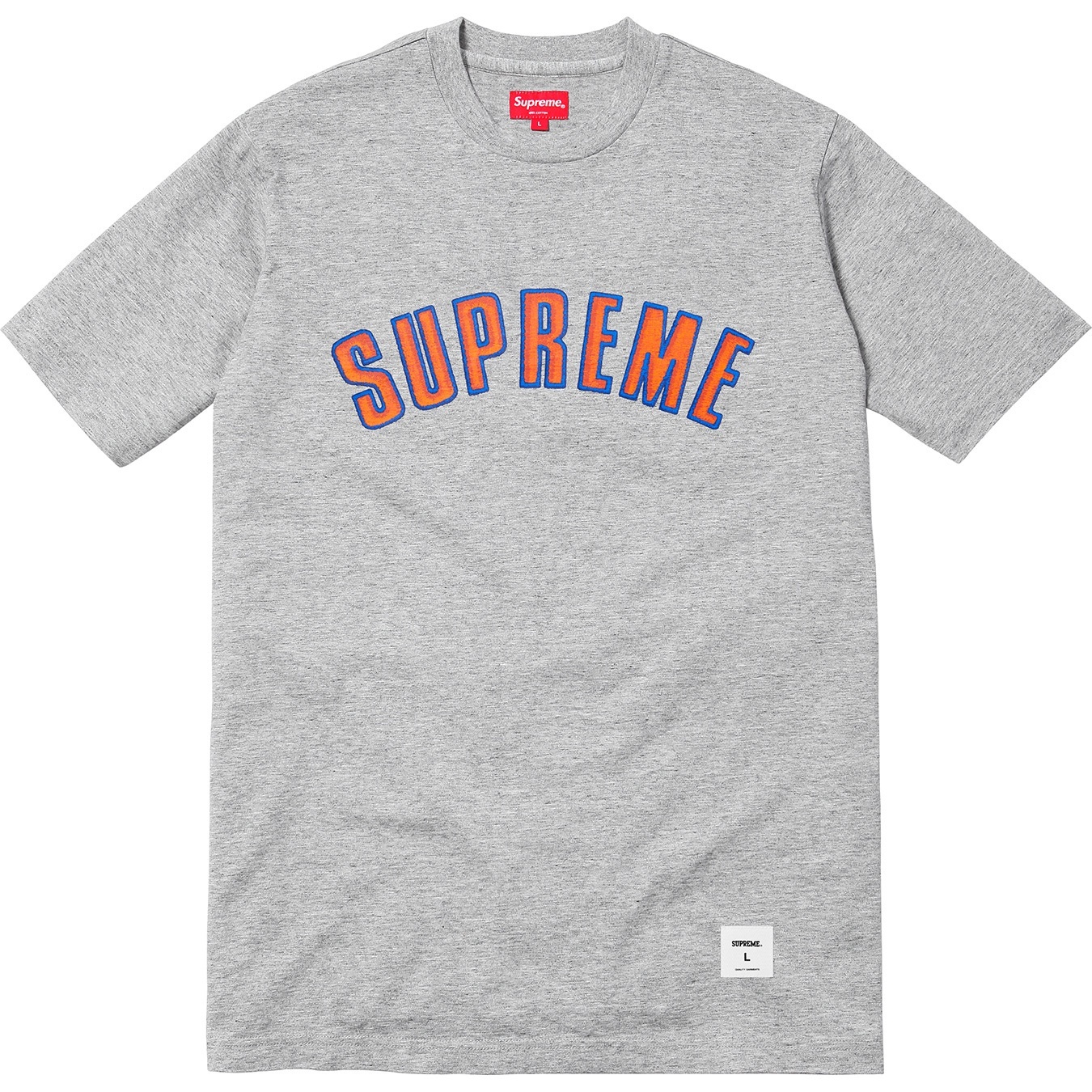 Supreme Printed Arc S S Top (FW18) - Heather Grey - $78