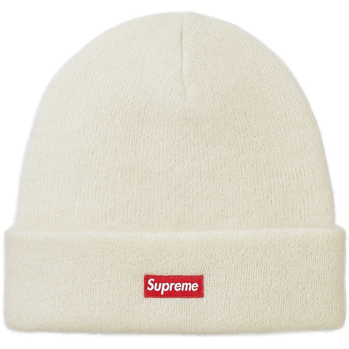 Supreme Mohair Beanie (FW18) - Natural - $40