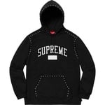 Supreme Studded Hooded Sweatshirt (FW18) - Black
