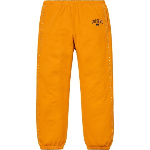 Supreme Studded Sweatpant - Gold