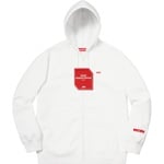 Supreme WINDSTOPPER Zip Up Hooded Sweatshirt (FW18) - White