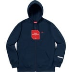 Supreme WINDSTOPPER Zip Up Hooded Sweatshirt (FW18) - Navy