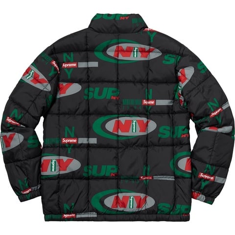 Supreme Supreme NY Reversible Puffy Jacket - Black
