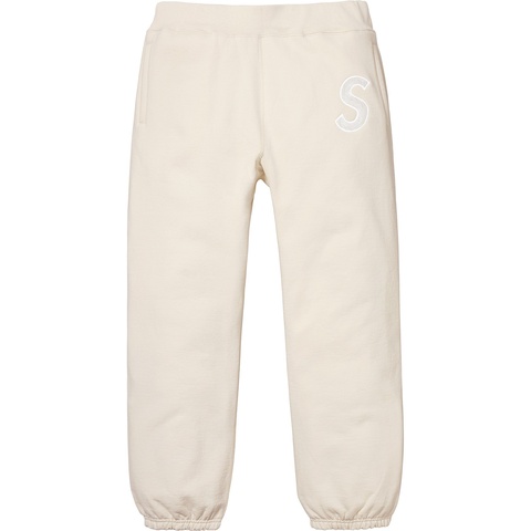 Supreme S Logo Sweatpant - Natural