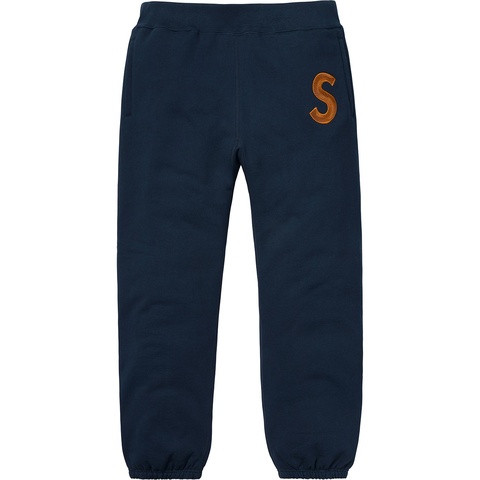 Supreme S Logo Sweatpant - Navy