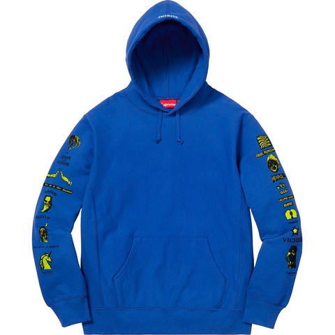 Supreme Menace Hooded Sweatshirt - Royal