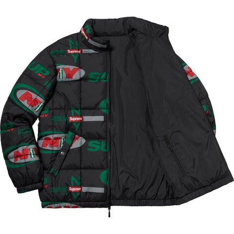Supreme Supreme NY Reversible Puffy Jacket - Black