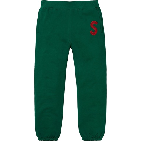 Supreme S Logo Sweatpant - Dark Green