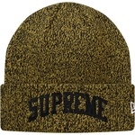 Supreme New Era Arc Logo Beanie (FW18) - Yellow