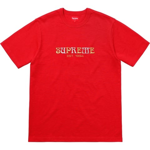 Supreme Nouveau Logo Tee - Red