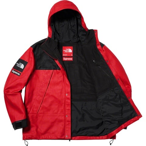 Supreme®/The North Face® Leather Mountain Parka - Supreme
