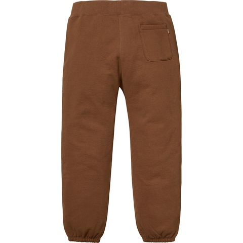 Supreme S Logo Sweatpant - Brown