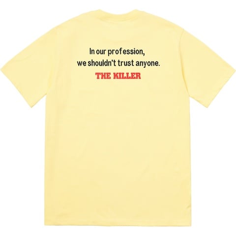Supreme The Killer Trust Tee - Pale Yellow