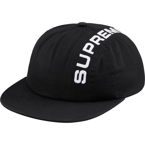 Supreme Stripe 6-Panel - Black