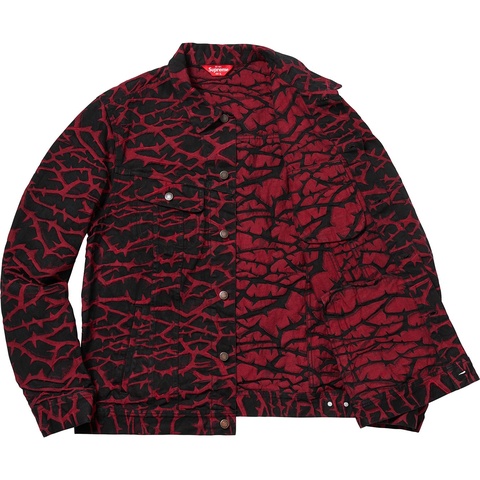 Supreme Thorn Trucker Jacket - Red