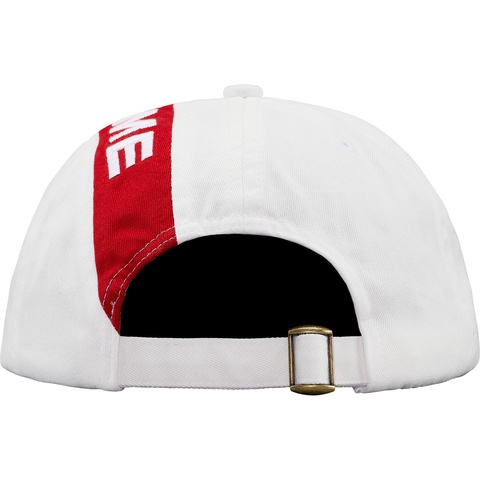 Supreme Stripe 6-Panel - White