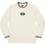 Supreme Striped Rib Logo L S Top (FW18) - Natural