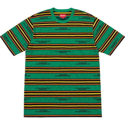 Supreme HQ Stripe S/S Top - Green
