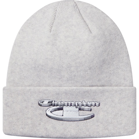 Supreme Supreme®/Champion® 3D Metallic Beanie - Ash Grey