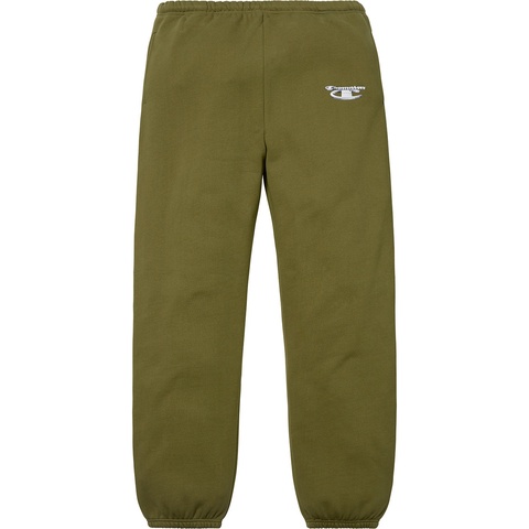 Supreme Supreme®/Champion® 3D Metallic Sweatpant - Olive