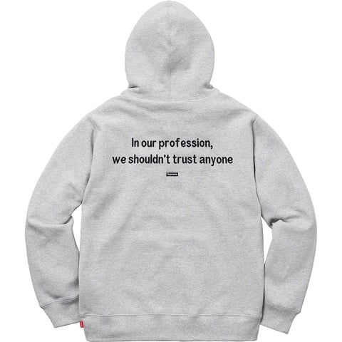 Supreme The Killer Hooded Sweatshirt - Heather Grey