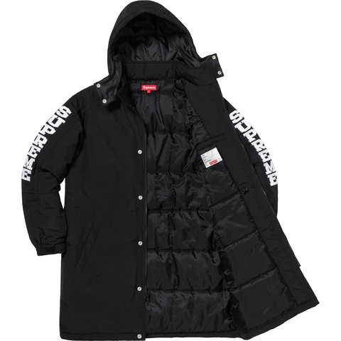 Sleeve Logo Sideline Parka - fall/winter 2018 - Supreme