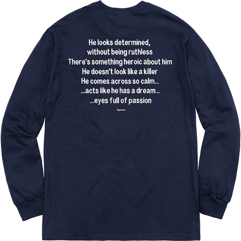 The Killer L/S Tee - fall/winter 2018 - Supreme