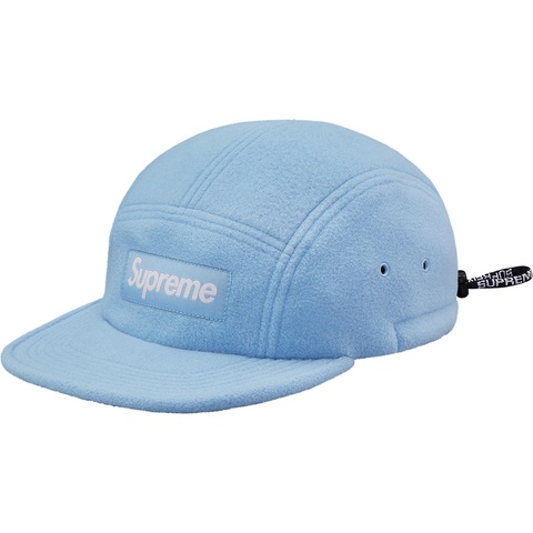 Supreme Fleece Pullcord Camp Cap - Light Blue