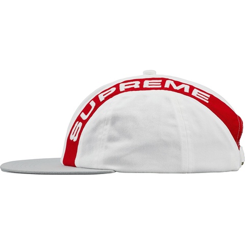Supreme Stripe 6-Panel - White