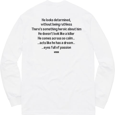 Supreme The Killer L/S Tee - White