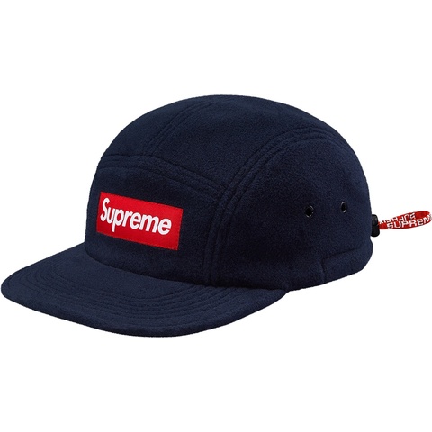 Supreme Fleece Pullcord Camp Cap - Navy