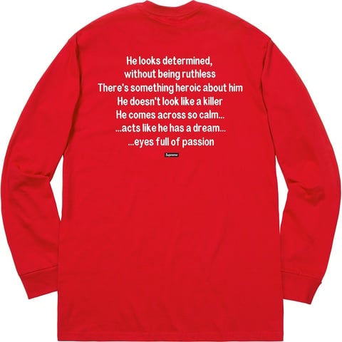The Killer L/S Tee - fall/winter 2018 - Supreme