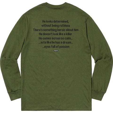 Supreme The Killer L/S Tee - Olive