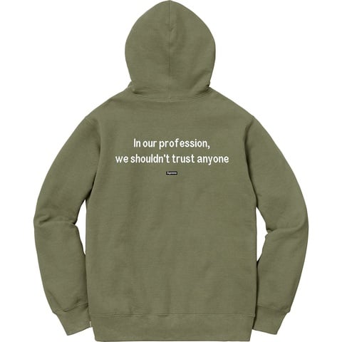 Supreme The Killer Hooded Sweatshirt - Light Olive
