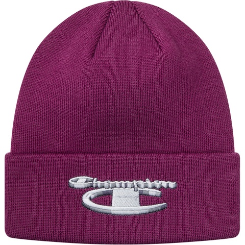 Supreme Supreme®/Champion® 3D Metallic Beanie - Bright Purple