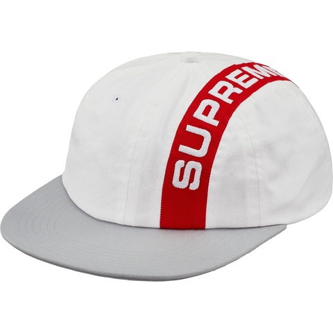 Supreme Stripe 6-Panel - White