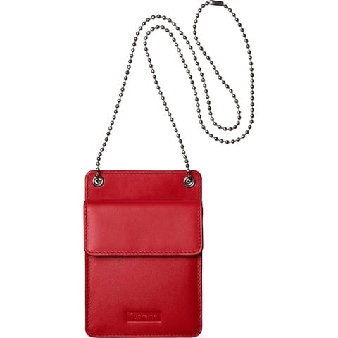 Leather ID Holder + Wallet - fall/winter 2018 - Supreme