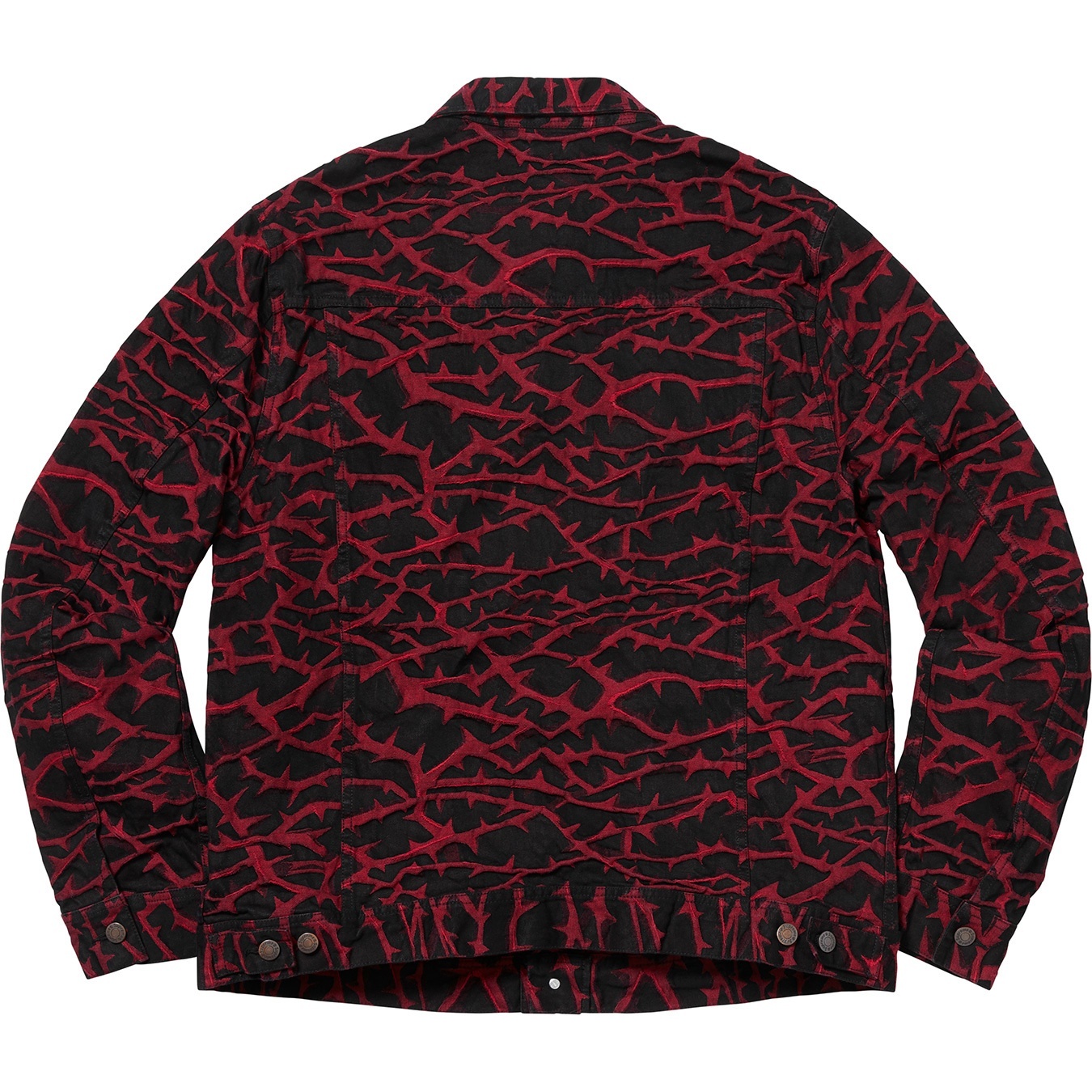 Supreme Thorn Trucker Jacket (FW18) - Red - $198