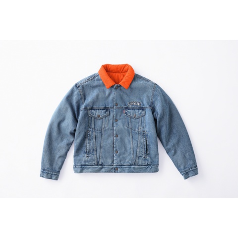 Supreme®/Levi's® Quilted Reversible Trucker Jacket - Supreme