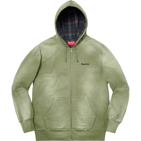 Bleached Zip Up Sweatshirt - fall/winter 2018 - Supreme