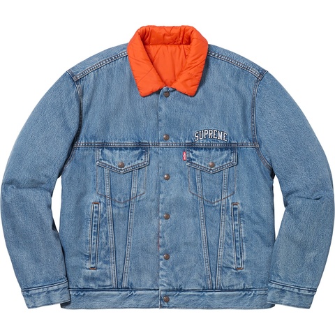 Supreme®/Levi's® Quilted Reversible Trucker Jacket - Supreme