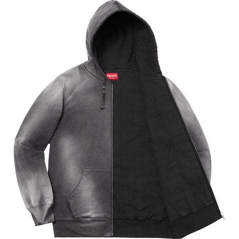 Bleached Zip Up Sweatshirt - fall/winter 2018 - Supreme