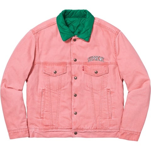 Supreme®/Levi's® Quilted Reversible Trucker Jacket - Supreme