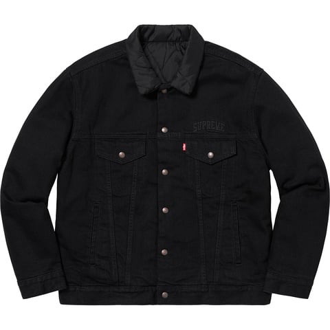 Supreme®/Levi's® Quilted Reversible Trucker Jacket - Supreme