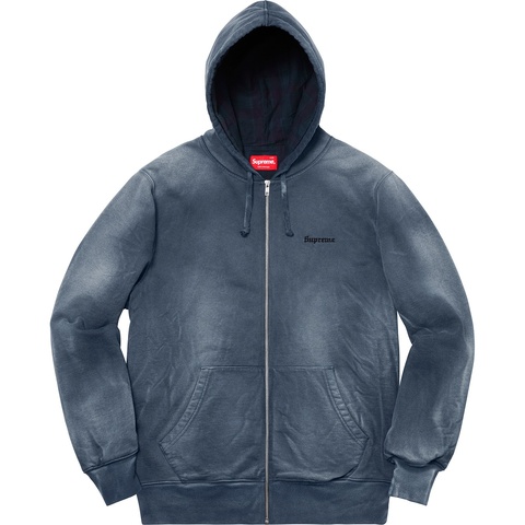 Bleached Zip Up Sweatshirt - fall/winter 2018 - Supreme
