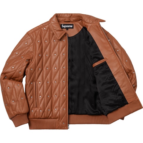 Quilted Studded Leather Jacket - fall/winter 2018 - Supreme