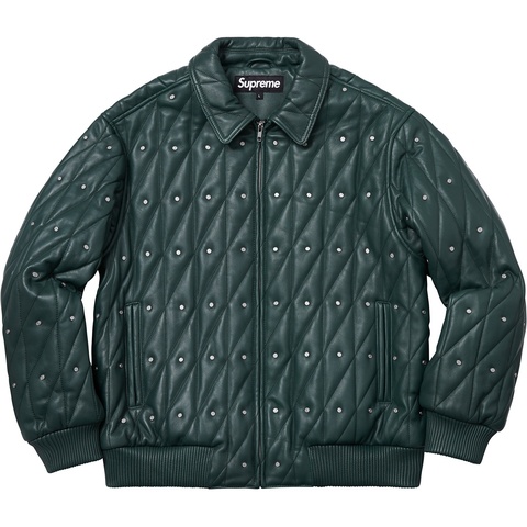 Quilted Studded Leather Jacket - fall/winter 2018 - Supreme